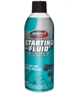 Johnsen's 6762 Starting Fluid 10.7oz Aerosol Can (12 Pack)